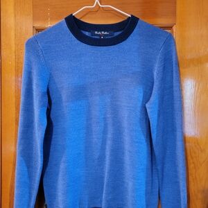 Brooks Brothers Blue Crew Neck Sweatshirt